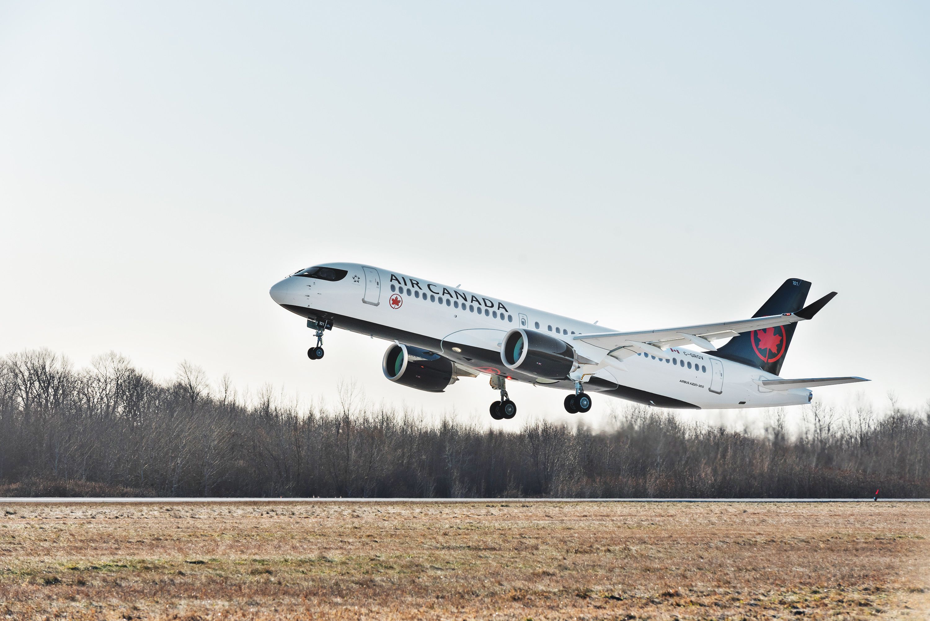 Air Canada is First Airline to Fly the Airbus A220